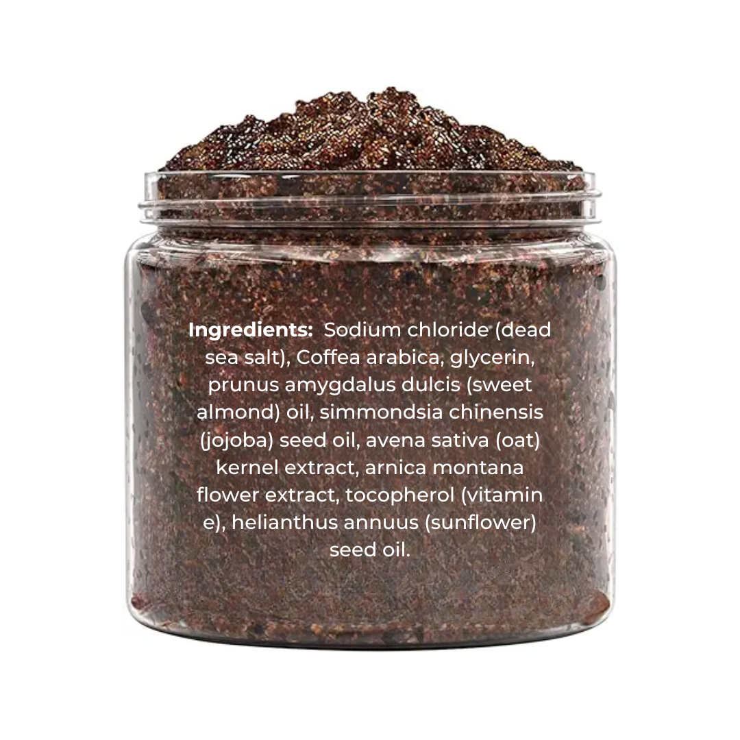 8oz Anti-Cellulite Coffee Exfoliating Scrub