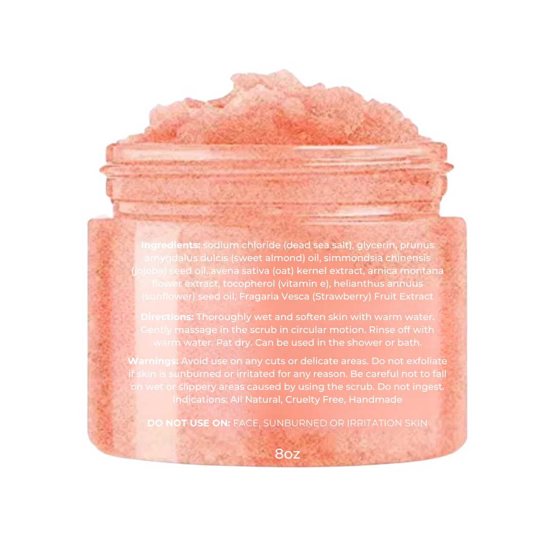 5oz Strawberry Exfoliating Scrub