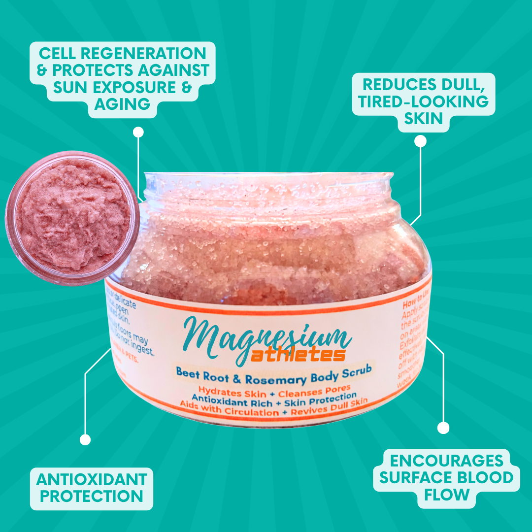 8oz Beet Root & Rosemary Exfoliating Scrub