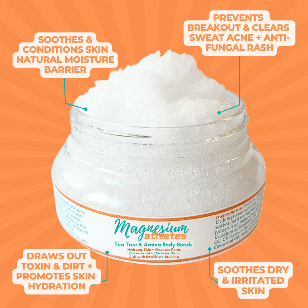 5oz Tea Tree & Arnica Body Scrub